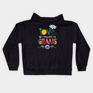 grams i love being called grams Kids Hoodie